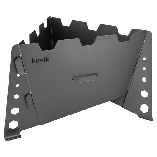 Kuvik Titanium Solid Fuel Stove - Ultralight and Compact Stove for Backpacking Camping and Survival