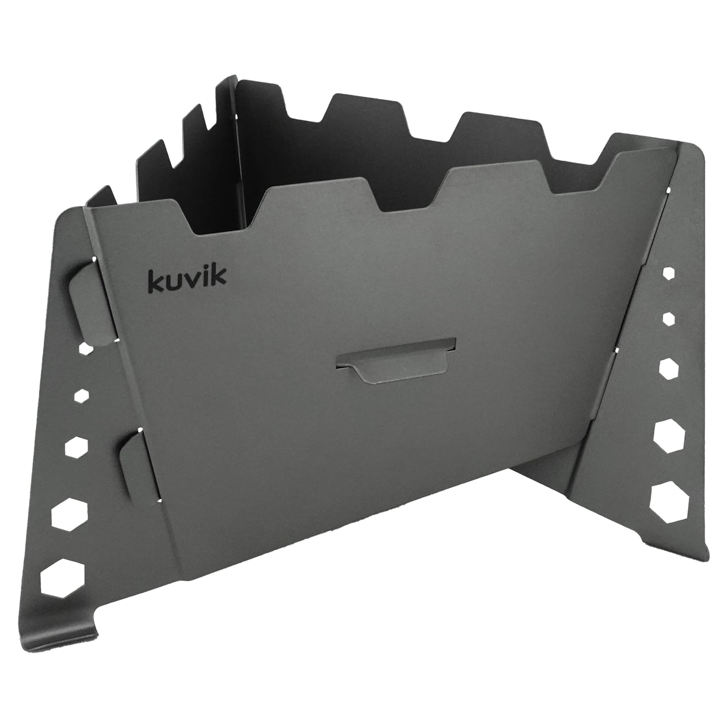 Kuvik Titanium Solid Fuel Stove - Ultralight and Compact Stove for Backpacking Camping and Survival
